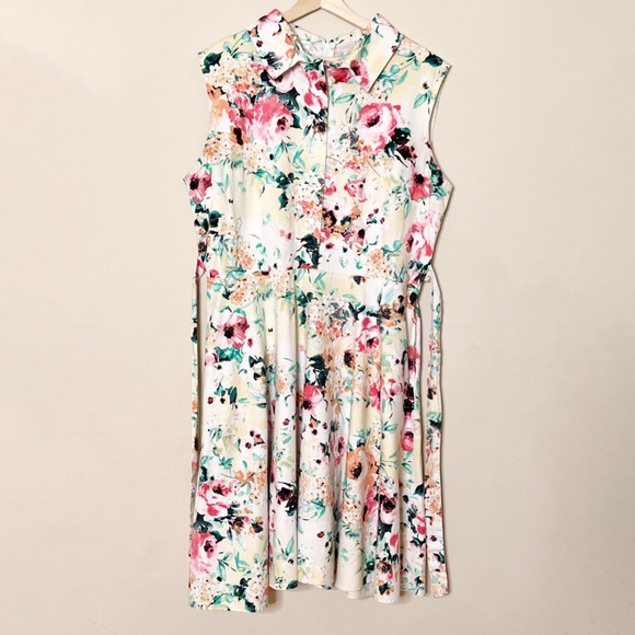 Hemet Dresses Hemet 5s Pinup Floral Shirt Dress With Pockets Poshmark